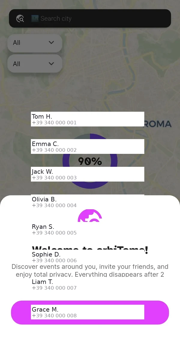 Automatic friend lookup in progress