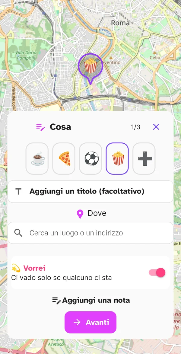 Passo Cosa con lo switch Vorrei attivo
